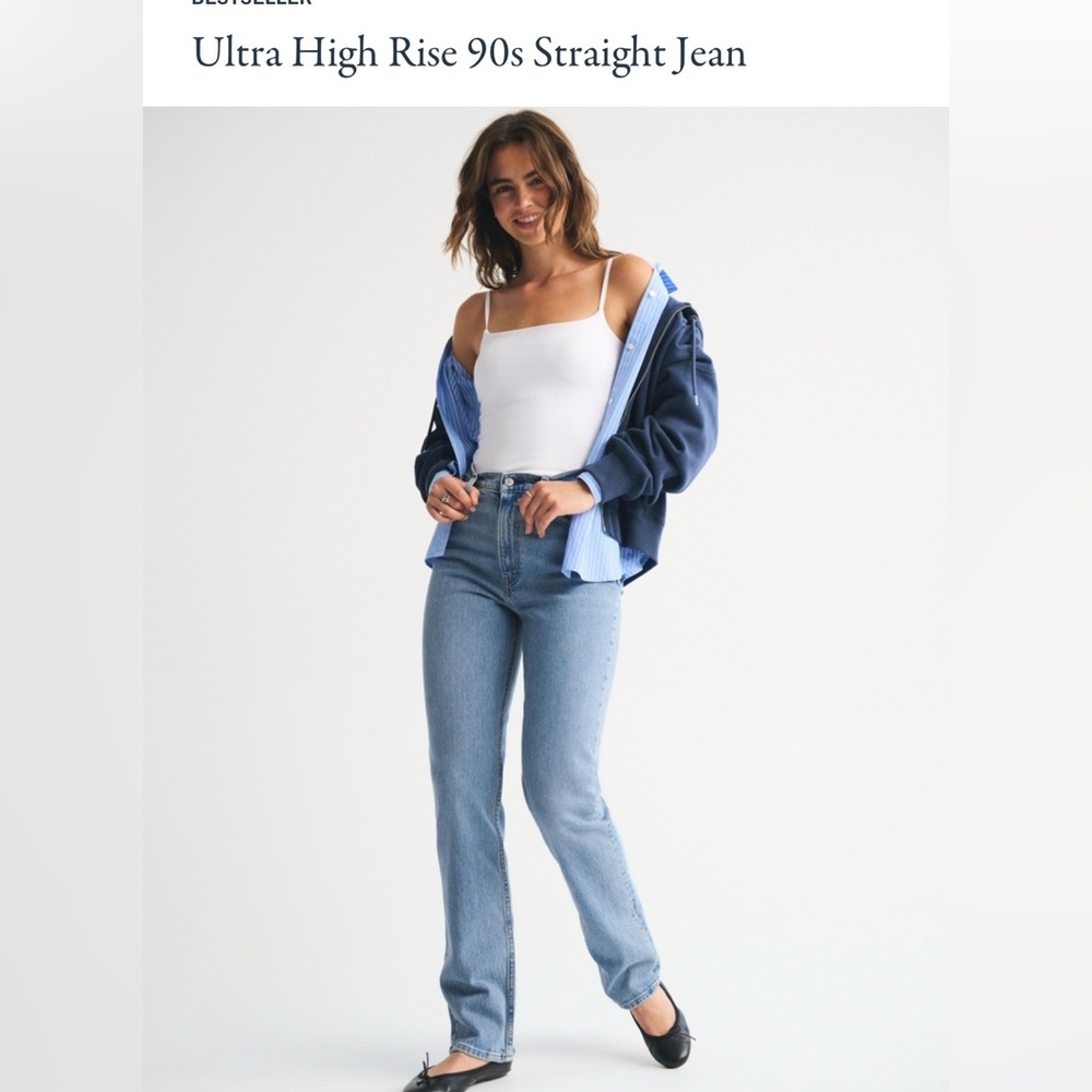 Abercrombie & Fitch 90’s Straight Ultra High-Rise Jeans